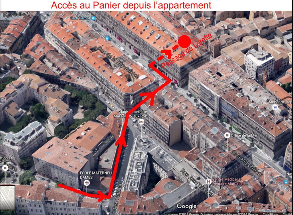 La Butte Des Carmes - 3Mn Du Panier Appartement Marseilles Buitenkant foto