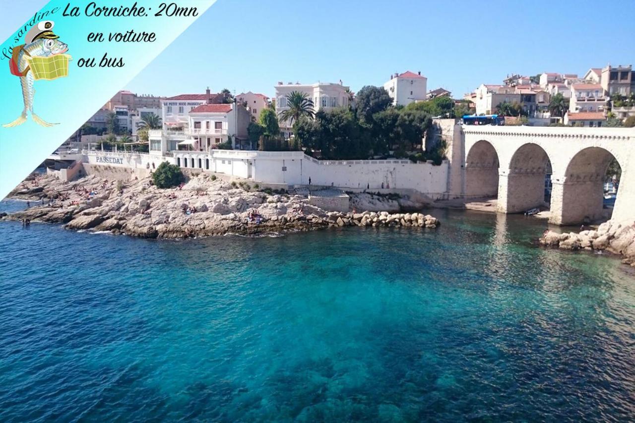 La Butte Des Carmes - 3Mn Du Panier Appartement Marseilles Buitenkant foto